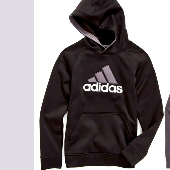 adidas Other - ADIDAS Tech' Fleece black Pullover Hoodie boy L